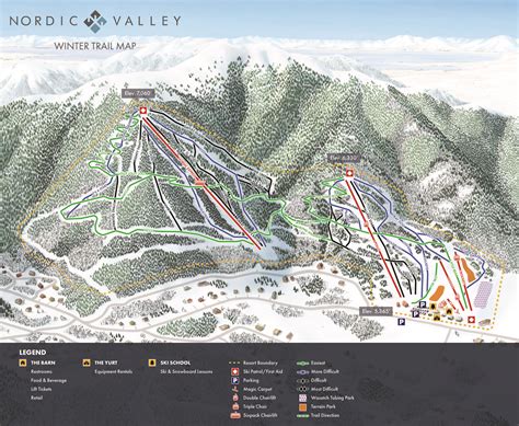 Trail Map - Nordic Valley Ski Resort