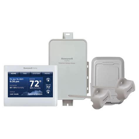 HONEYWELL HOME Wireless Thermostat Kit, 7 Programmable - 12Z042 ...