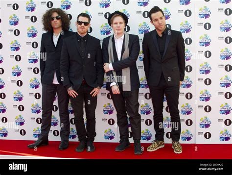 Fall Out Boy attending the Radio 1 Teen Awards, at Wembley Arena in ...