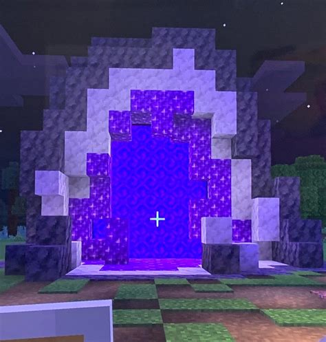 Just a thought, but I tried making a nether portal amethyst geode, and ...