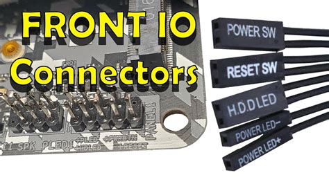 Front Panel Connectors Explained - YouTube