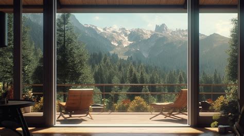 Zoom Virtual Backgrounds Backdrop Home Office Mountains Home Office ...