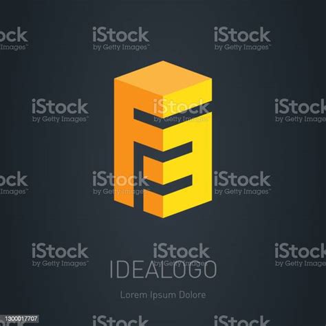 F3 Logo Vector Design Element Or 3d Icon Letter F And Number 3 Monogram ...