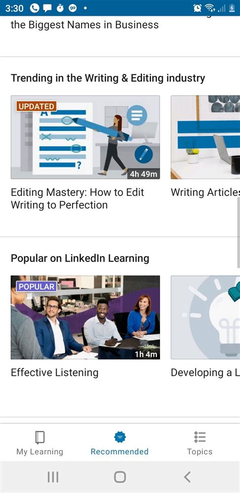 LinkedIn Learning App Online Courses to Learn Skills - Cleartalking