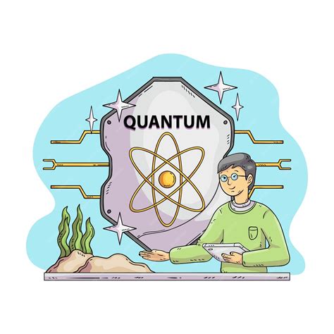 Free Vector | Hand drawn quantum illustration