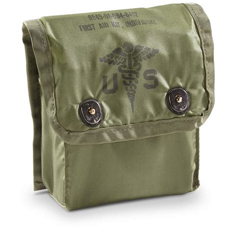 U.S. Military Surplus First Aid Kit Pouch, New - 625521, Military First ...