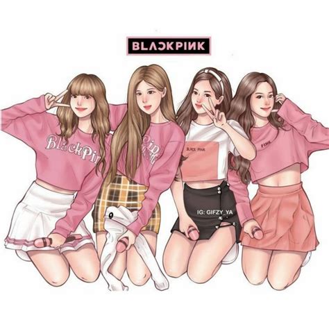 Cute Blackpink Cartoon Wallpaper Hd Wallpaper Blackpink For Iphone ...