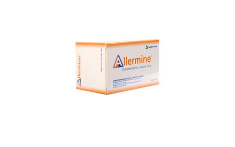 Thuốc Allermine 4Mg Agimexpharm Điều Trị Dị Ứng (10 Vỉ X 20 Viên) - Nhà ...