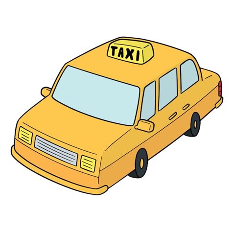 Premium Vector | Cartoon taxi