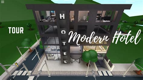 Modern Hotel | Tour | Bloxburg | No Large Plot | 490K - YouTube