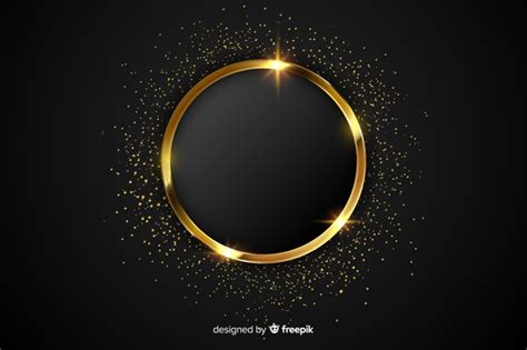 Premium Vector | Luxury golden sparkling frame background | Background ...