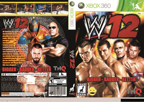 WWE 12 Xbox 360 Box Art Cover by huguiniopasento