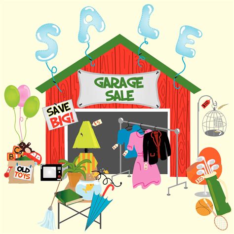 Indoor Garage Sale Cartoon - ClipArt Best