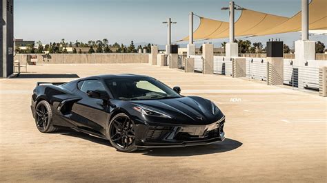 Chevrolet Corvette C8 Stingray Black ADV.1 ADV005 Flowspec | Wheel ...