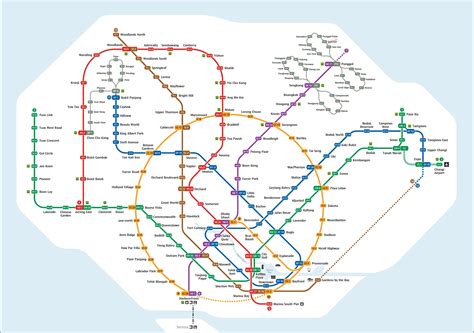 List of Singapore MRT Lines and Its Nearby Attractions