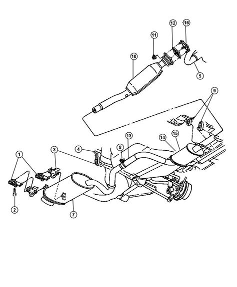 chrysler Cirrus Gasket. Crossover pipe, crossunder pipe. [all v6 ...