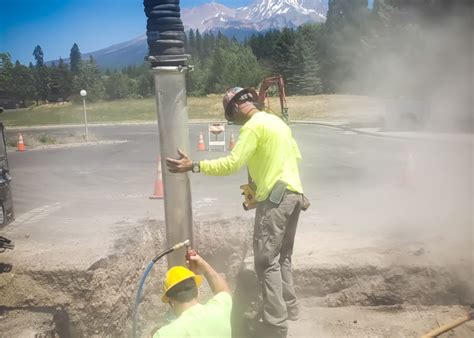 Mt. Shasta Pine Street Water Improvements - Site Work Solutions