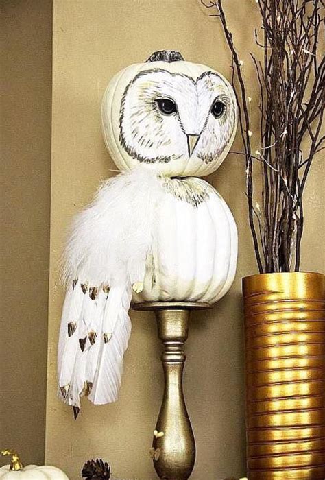 Harry's Hedwig! | Pumpkin decorating contest, Halloween pumpkins ...