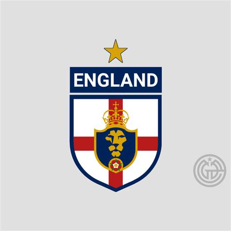 ENGLAND FOOTBALL TEAM crests redesign concept 2