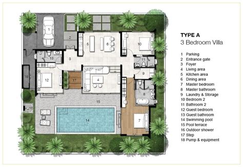 Trichada Villas specifications | quality, master and villa sizes | Pool ...