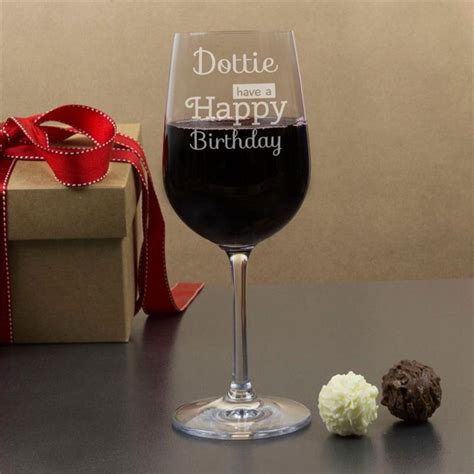 Personalised Happy Birthday Wine Glasses – Got Gifts