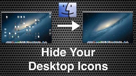 Hide Desktop Icons (Including Hard Drives) On Mac OS X - YouTube