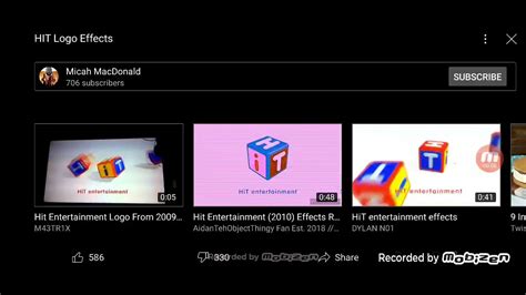 Hit Entertainment Logo (2009) Effects - YouTube