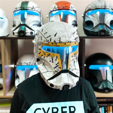 Republic Commando - Gregor Helmet with LED (RGB available) – Cyber Craft