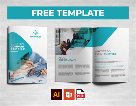 Creative Company Profile Design | FREE TEMPLATE DOWNLOAD by Anik Paul ...