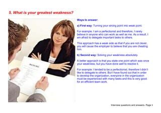 Top 7 headteacher interview questions answers | PPT