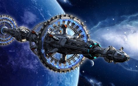 spaceship, Space Station, Science Fiction Wallpapers HD / Desktop and ...