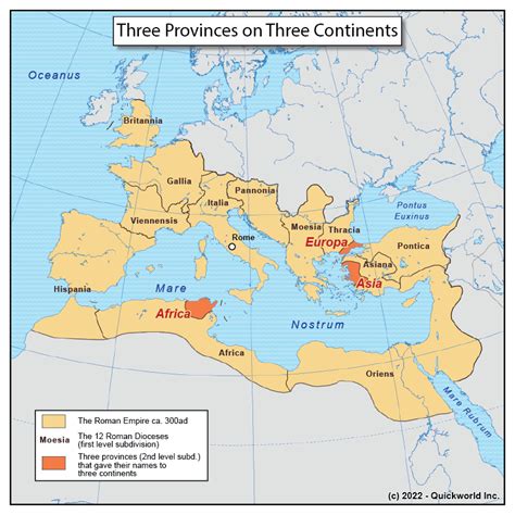 Three Roman Provinces