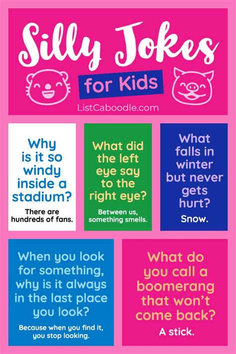 45 Best Jokes For Kids, Guaranteed Laughs (FREE Printable) | Jokes for ...