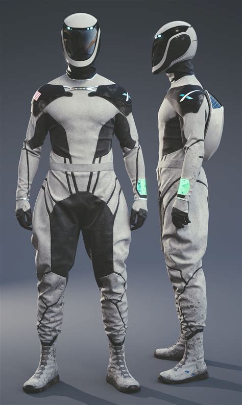 SpaceX Dragon Starman Space Suit 3D Model By Albin ...