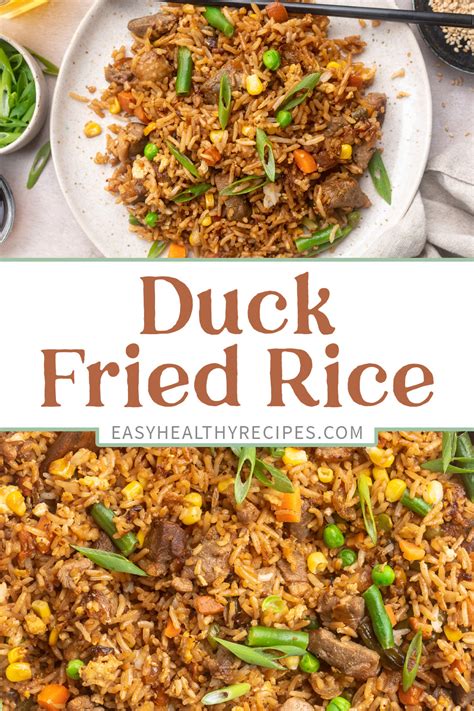 Duck Fried Rice - Easy Healthy Recipes