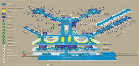 Frankfurt Airport Map Terminal 1 Lufthansa