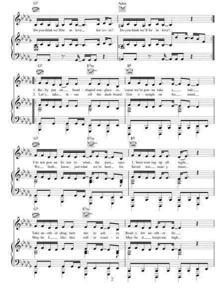 Diet Mountain Dew By Lana Del Rey - Digital Sheet Music For Piano/Vocal ...