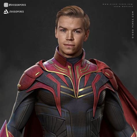 Will Poulter as Adam Warlock, Diego Peres / Insta: @diegoaperes on ...