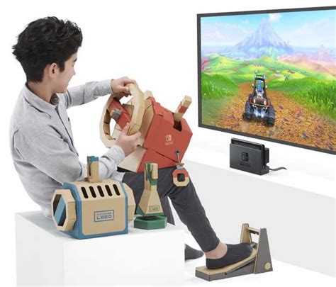 Nintendo Labo Vehicle Kit Launches In September With Steering Wheel And ...