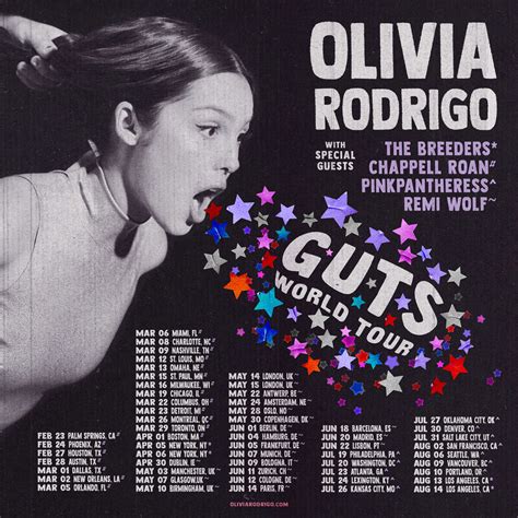 Olivia Rodrigo is bringing her Guts World Tour to Houston for a show