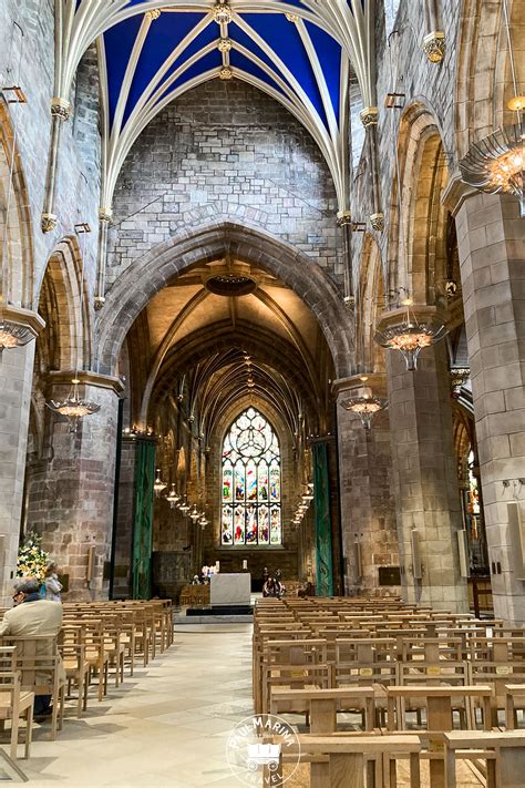 Visiting St Giles' Cathedral In Edinburgh Scotland