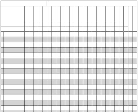 Printable Gradebook » The Spreadsheet Page