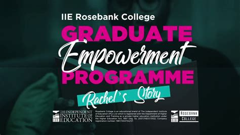 IIE Rosebank College's Graduate Empowerment Programme (GEP) - YouTube