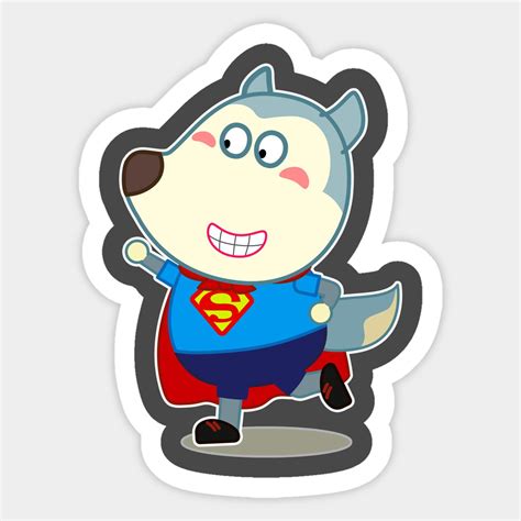 Super Wolfoo by wolfoo-world in 2022 | Custom stickers, Birthday party ...