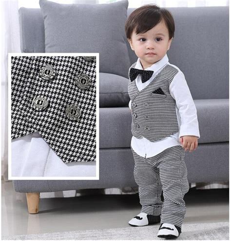 Kid's Clothing Set Baba Suit Boy Clothing Set Three Piece Boy Baba Suit ...