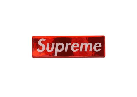 Buy Supreme Plastic Box logo Sticker FW17 Red Online in Australia | KickSTW