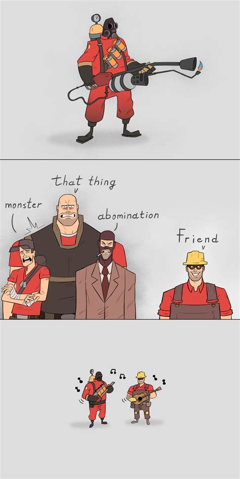 Pyro will always have at least one friend: tf2 | Team fortress 2 medic ...