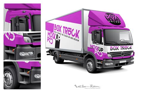 310+ Best Truck Mockup Templates | Free & Premium