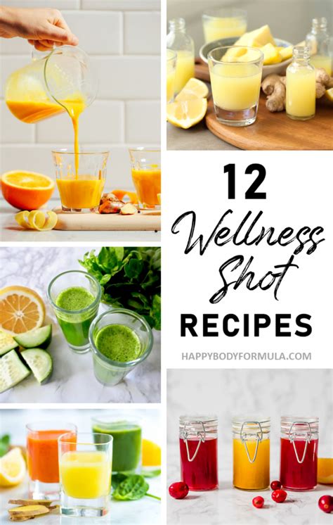 12 Wellness Shot Recipes to Kick Start Your Day | Wellness shots, Shot ...