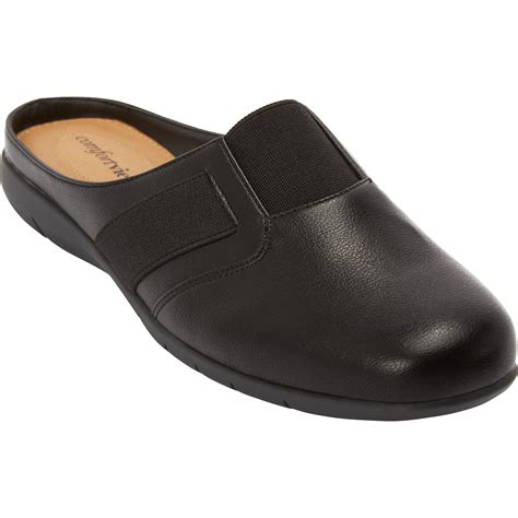 Comfortview Women's Wide Width The Sarah Mule Mule Shoes - Walmart.com